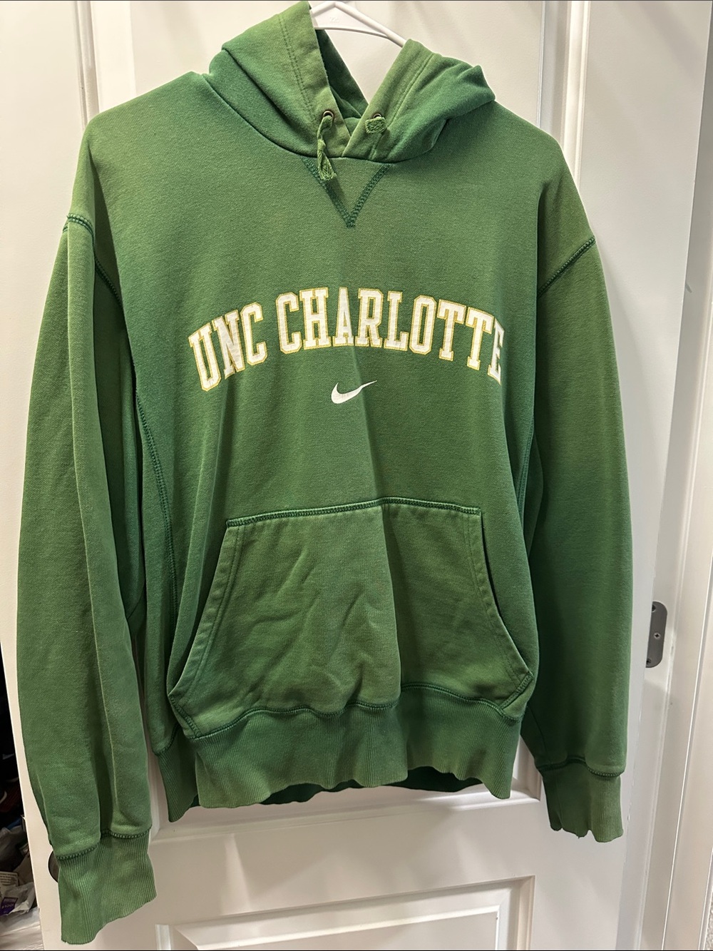 Nike Green UNC Charlotte Crewneck Hoodie